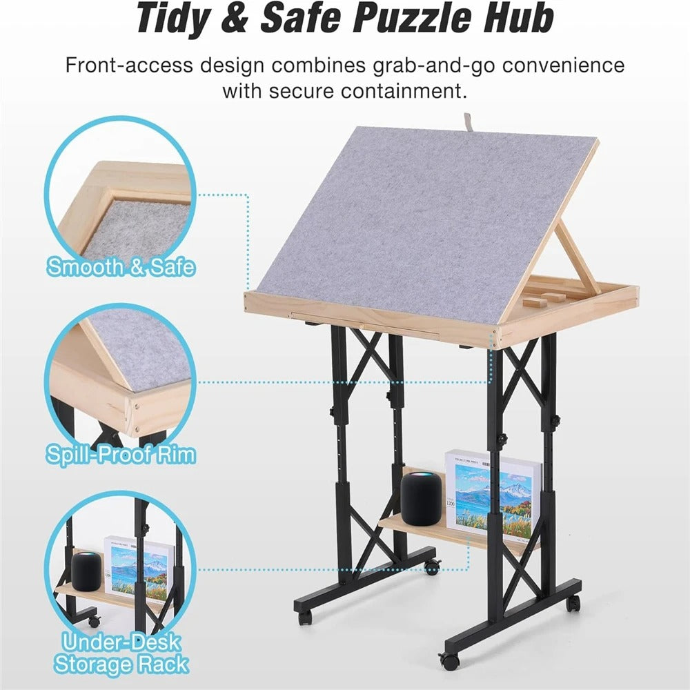 Large Cat Desk Bed Sturdy Rotating Cat Desk Perch Supports up to 50 lb ...